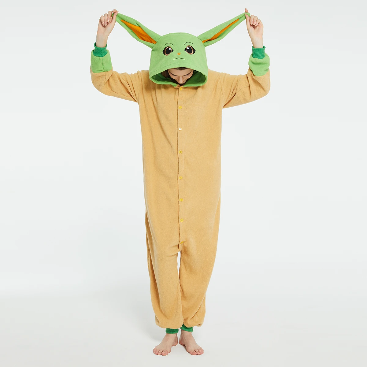Baby Clothing - 성인 요다 베이비 Grogu Onesies 할로윈