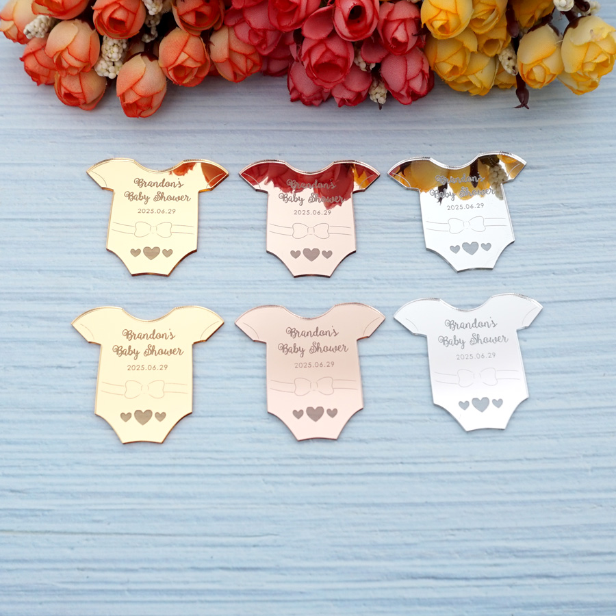 Baby Clothing Tags - 맞춤형 아기 셔츠 태그 생일 이름