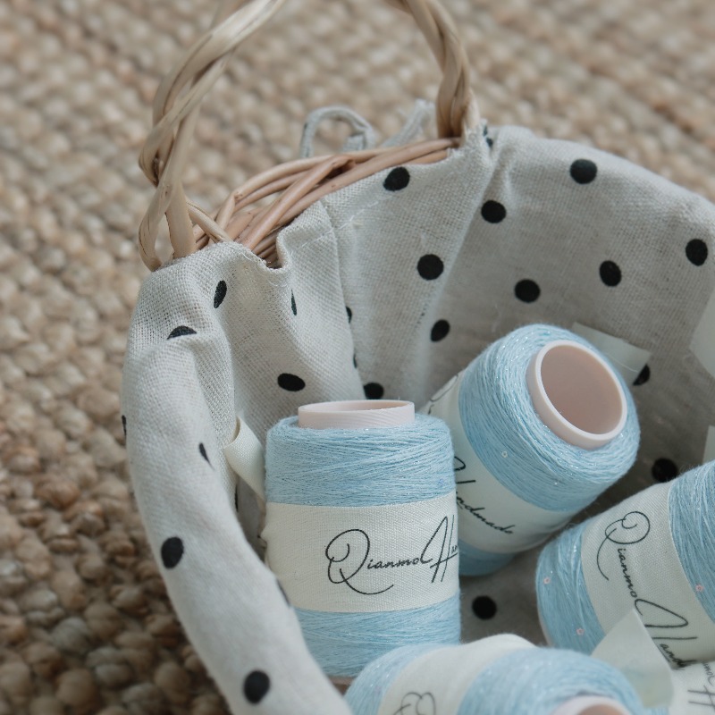 Baby Clothing Yarn - 0.6-1mm 두께 25g 알파카, 라쿤, 작은