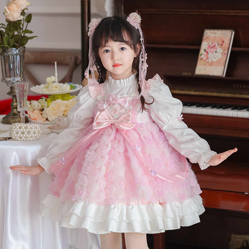 Baby Clothing High Quality - 봄 아동복 여아 고품질 퍼프 소매