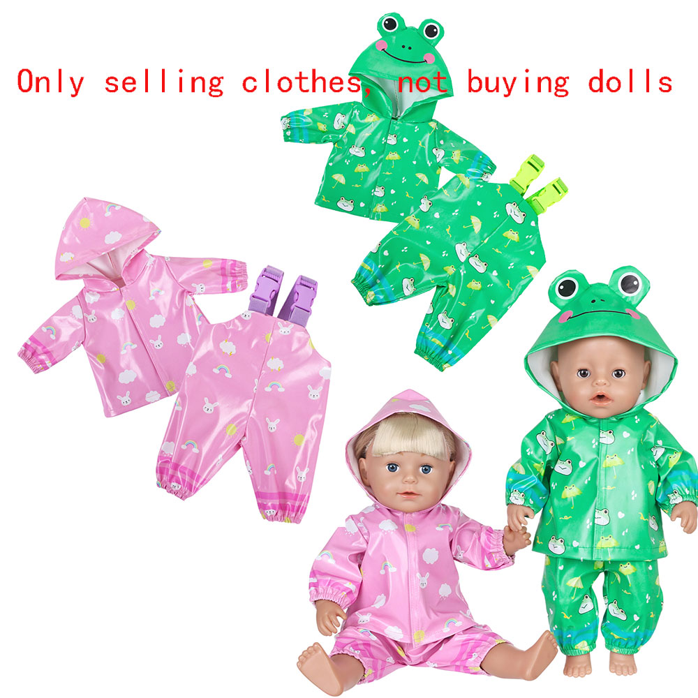 Baby Clothing Bundles - 2026 뉴썸머 레인코트 투피스 세트 인형옷