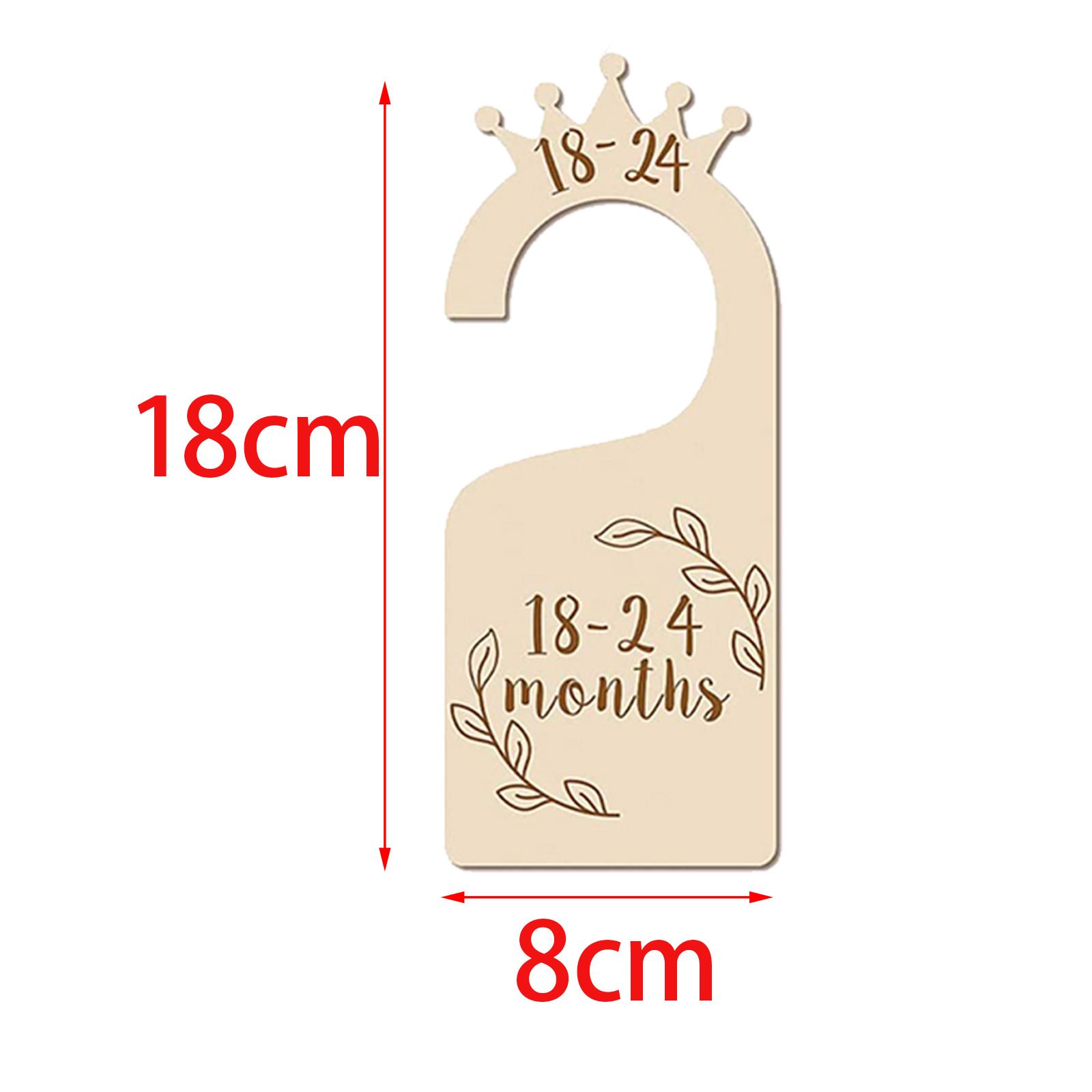 Baby Clothing Hangers - 아기 옷장 칸막이 나무 옷장 정리