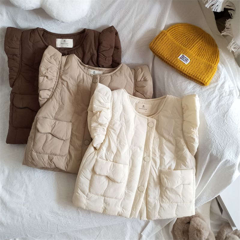 Knit Cardigan Infant - 2025 겨울 신상 아동 민소매 따뜻한