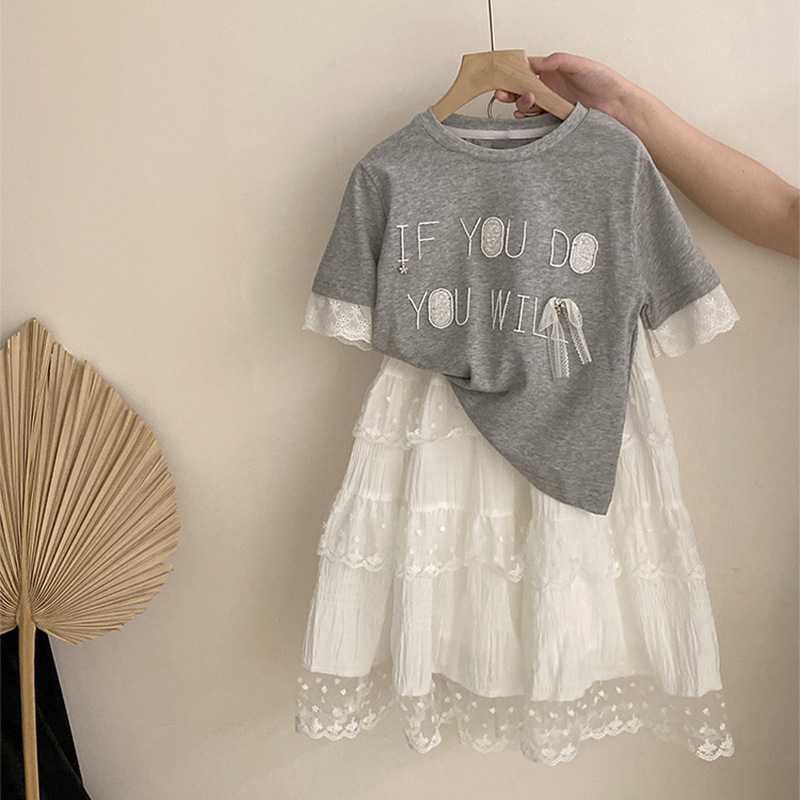 Baby Clothing Yarn - 여자 정장 2025 여름 새로운 아동