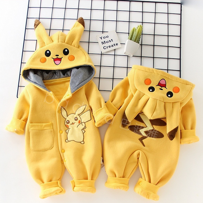 Baby Clothing Newborn - 만화 포켓 몬스터 아기 잠옷 신생아
