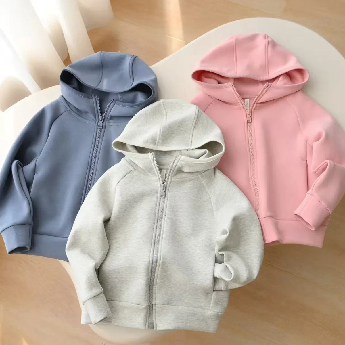 Knit Cardigan Infant - 소년 후드 티셔츠 자켓 지퍼 캐주얼