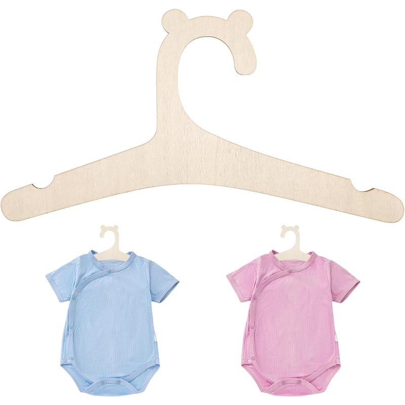 아기 옷걸이 귀여운 곰 나무 어린이 옷걸이 홈 소녀 공 - Baby Clothing Hangers 리뷰 및 가격