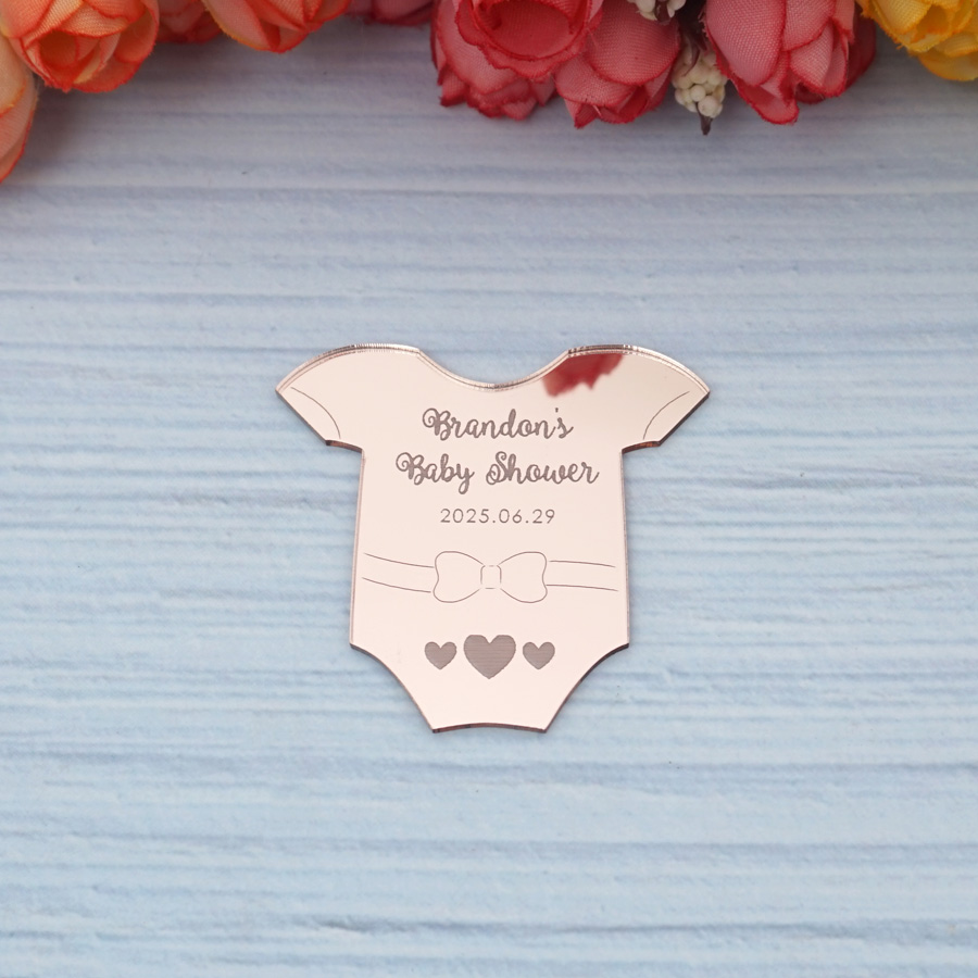 맞춤형 아기 셔츠 태그 생일 이름 각인 아크릴 거울,  - Baby Clothing Tags 리뷰 및 가격