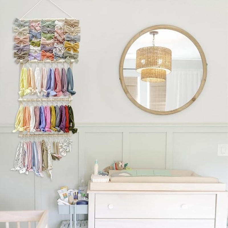 Macrame 벽걸이 보호 머리띠, 여아용 거치대 머리 - Baby Clothing Hangers 리뷰 및 가격