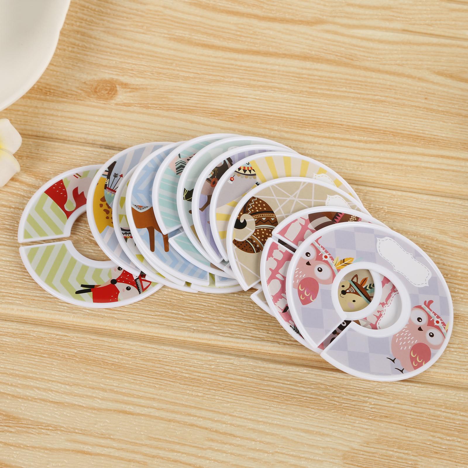 빈 원형 의류 사이즈 분류 태그, 아기 옷장 걸이 분리 - Baby Clothing Tags 리뷰 및 가격