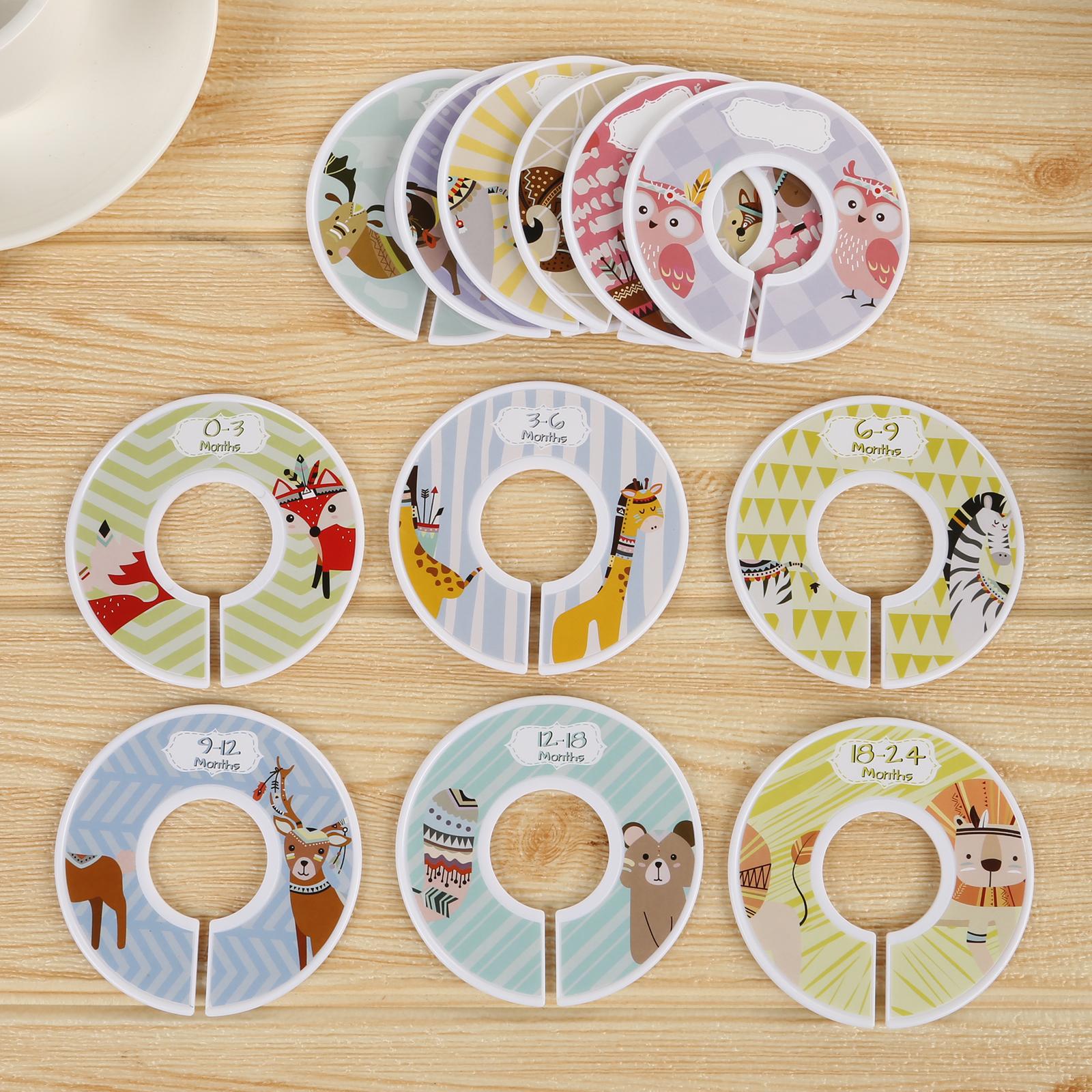 빈 원형 의류 사이즈 분류 태그, 아기 옷장 걸이 분리 - Baby Clothing Tags 리뷰 및 가격