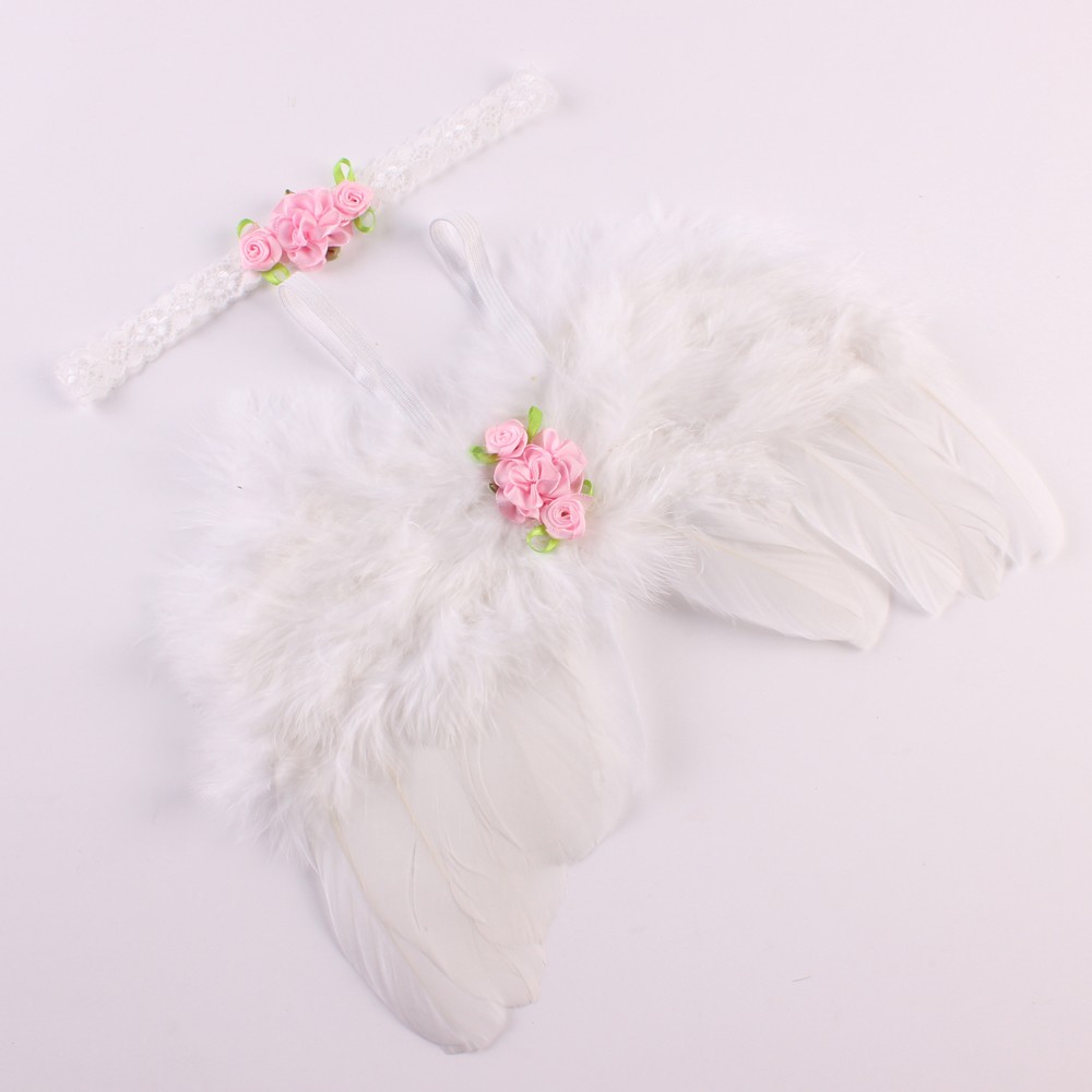 2 개/대 아기 소녀와 귀여운 신생아 천사 깃털 날개  - Baby Clothing Newborn 리뷰 및 가격