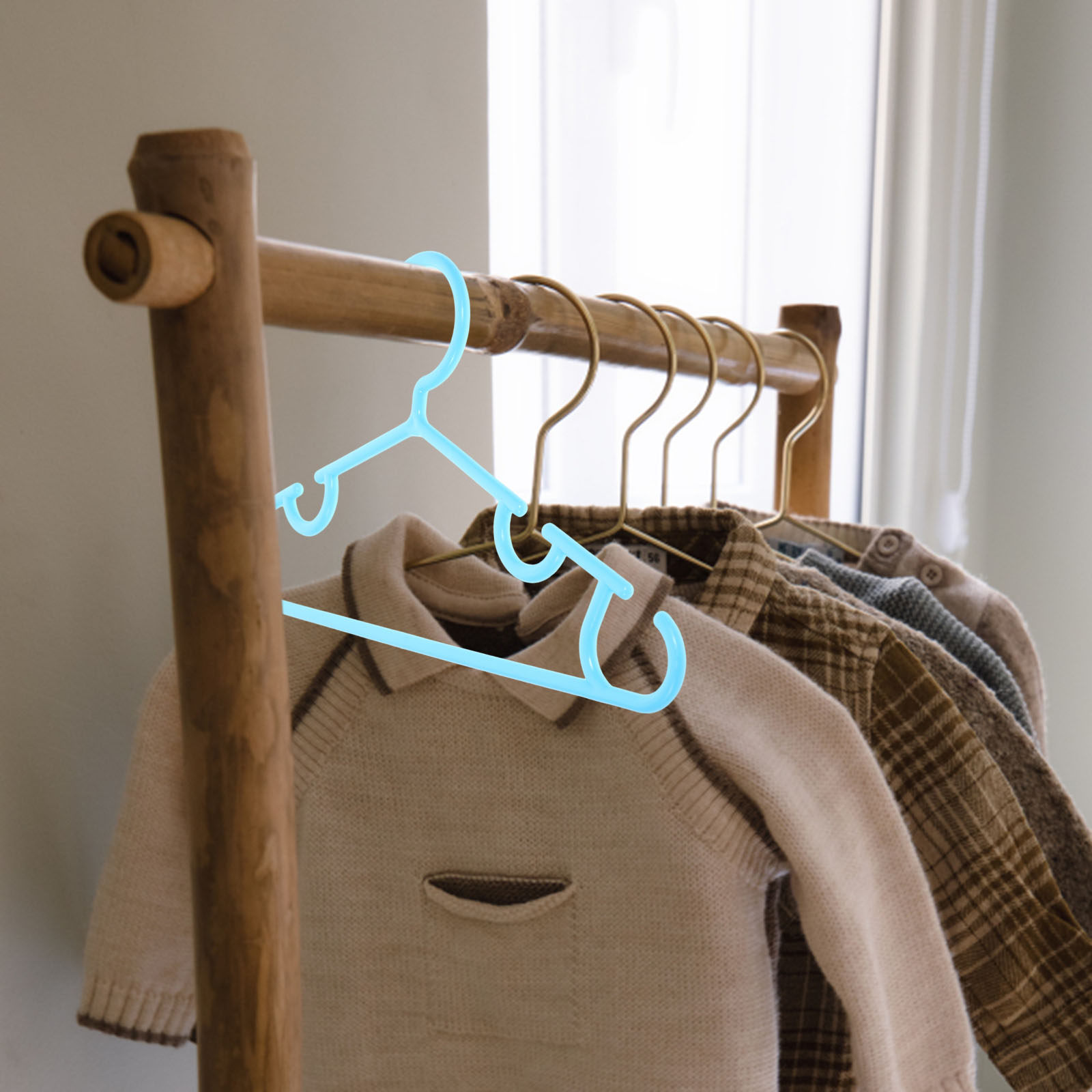 10Pcs 헤비 듀티 베이비 옷걸이 미끄럼 방지 플라스 - Baby Clothing Hangers 리뷰 및 가격