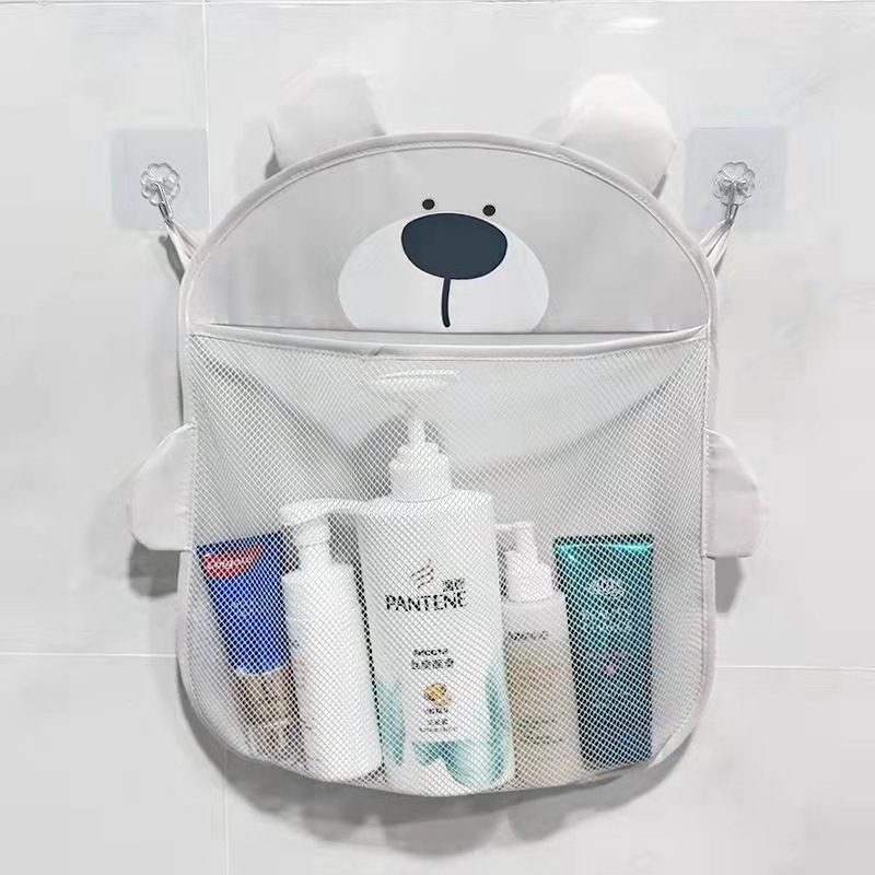 귀여운 만화 동물 폴리에스터 메쉬 수납 가방 - 타일  - Baby Clothing Basket 리뷰 및 가격
