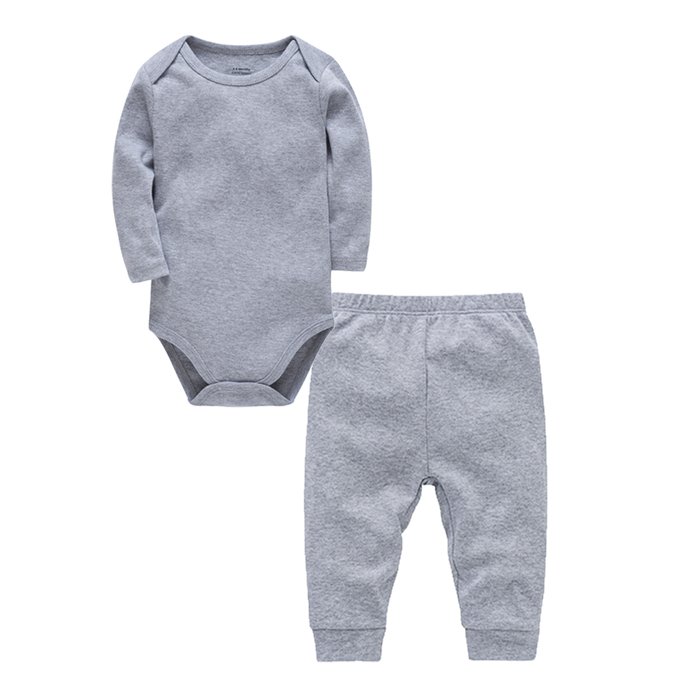 2 조각 세트 100% 코튼 베이비 Rompers 바지 - Baby Clothing Bundles 리뷰 및 가격