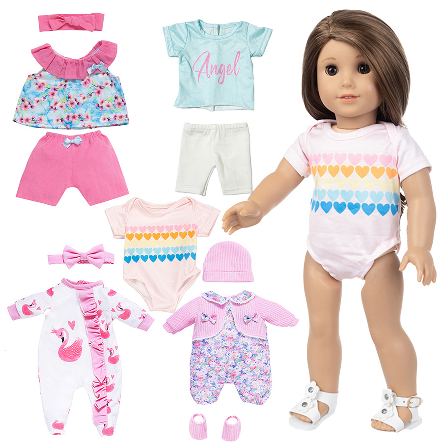 18 인치 다시 태어난 인형을위한 인형 옷 45cm 신 - Baby Clothing Newborn 리뷰 및 가격